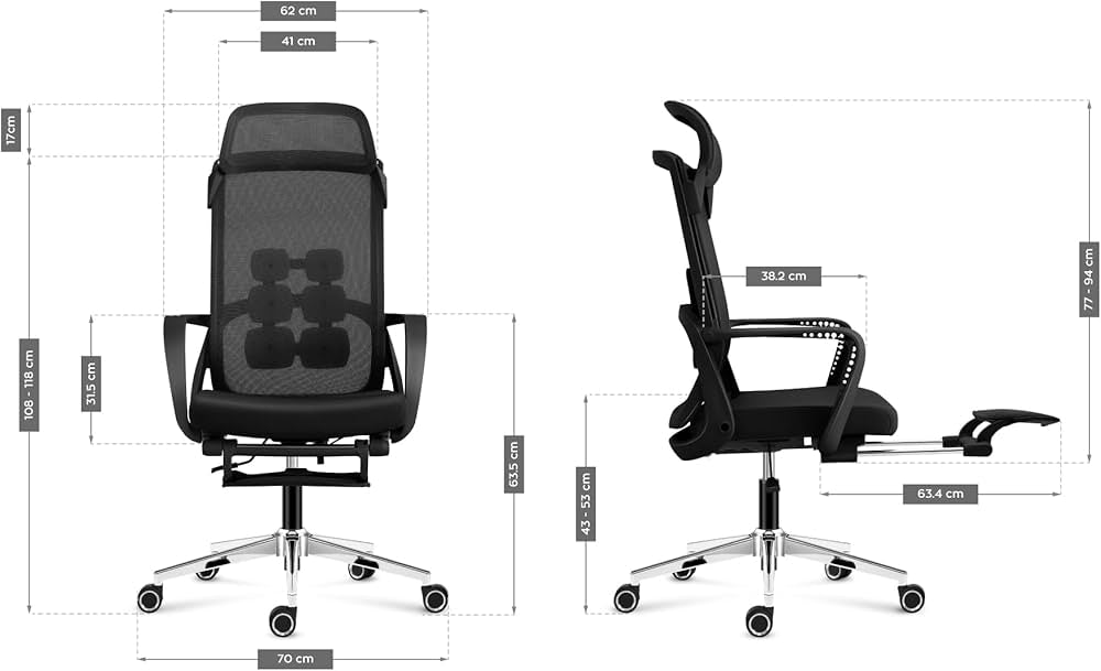 Chaise ergonomique LA -8088