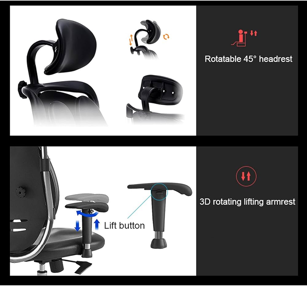 Chaise ergonomique A-30 en tissu