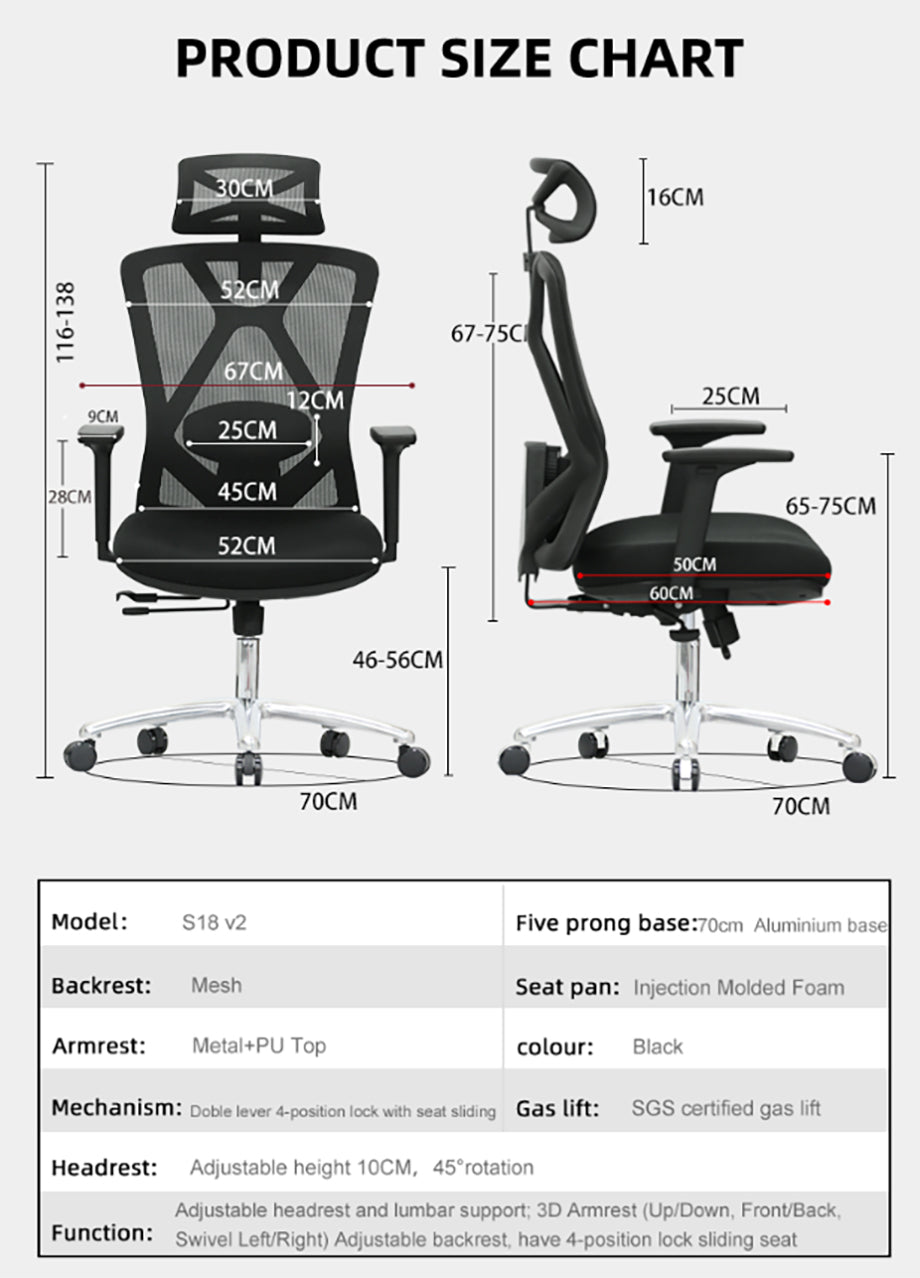 Chaise ergonomique B-31
