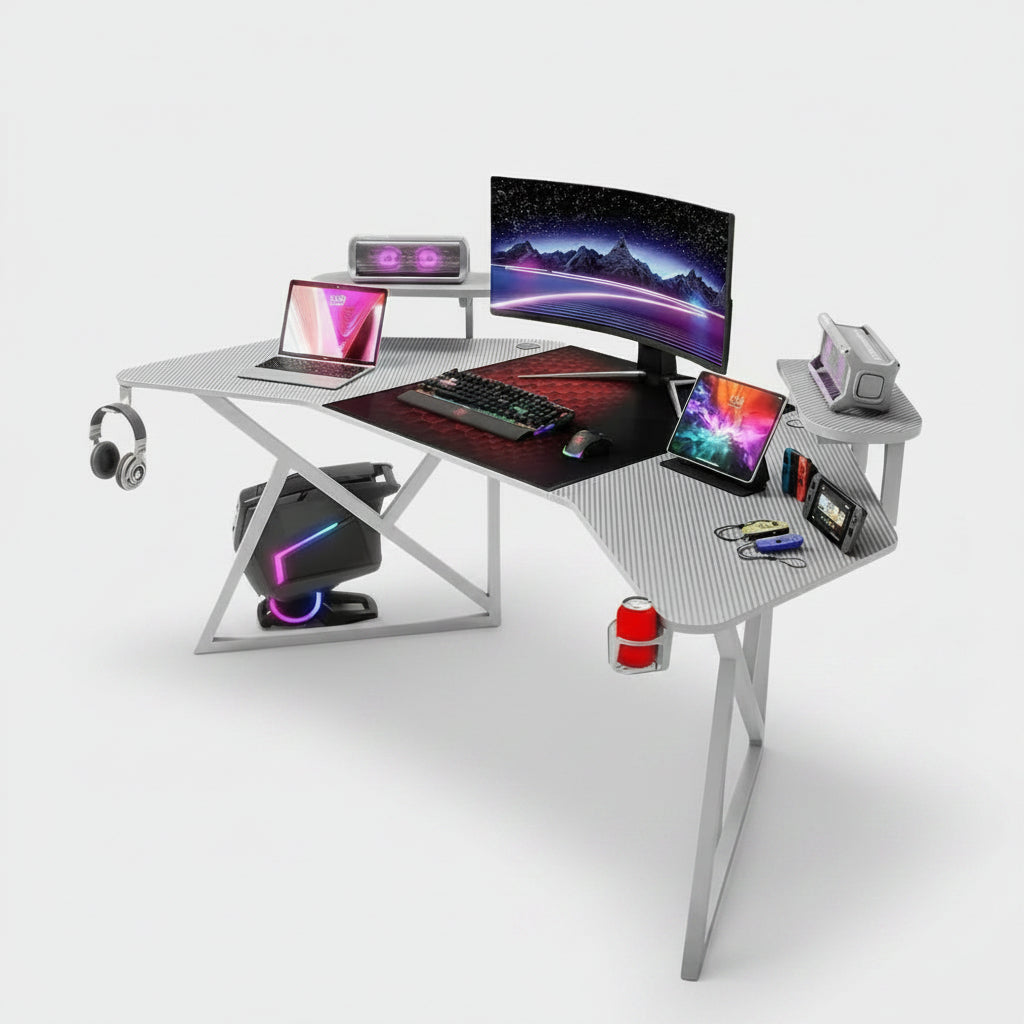 GAMAX D2204B Curved Gaming Desk