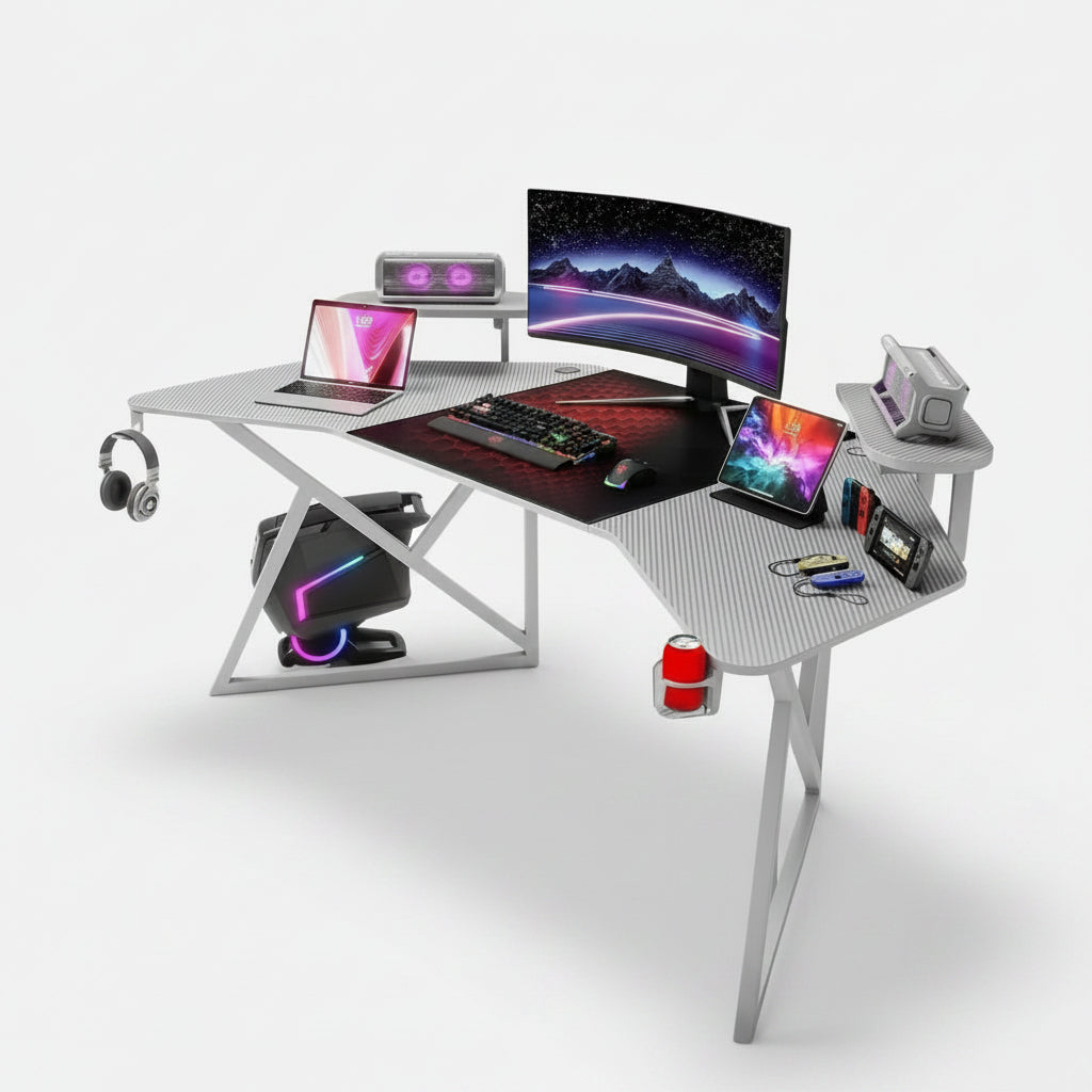 GAMAX D2204B Curved Gaming Desk