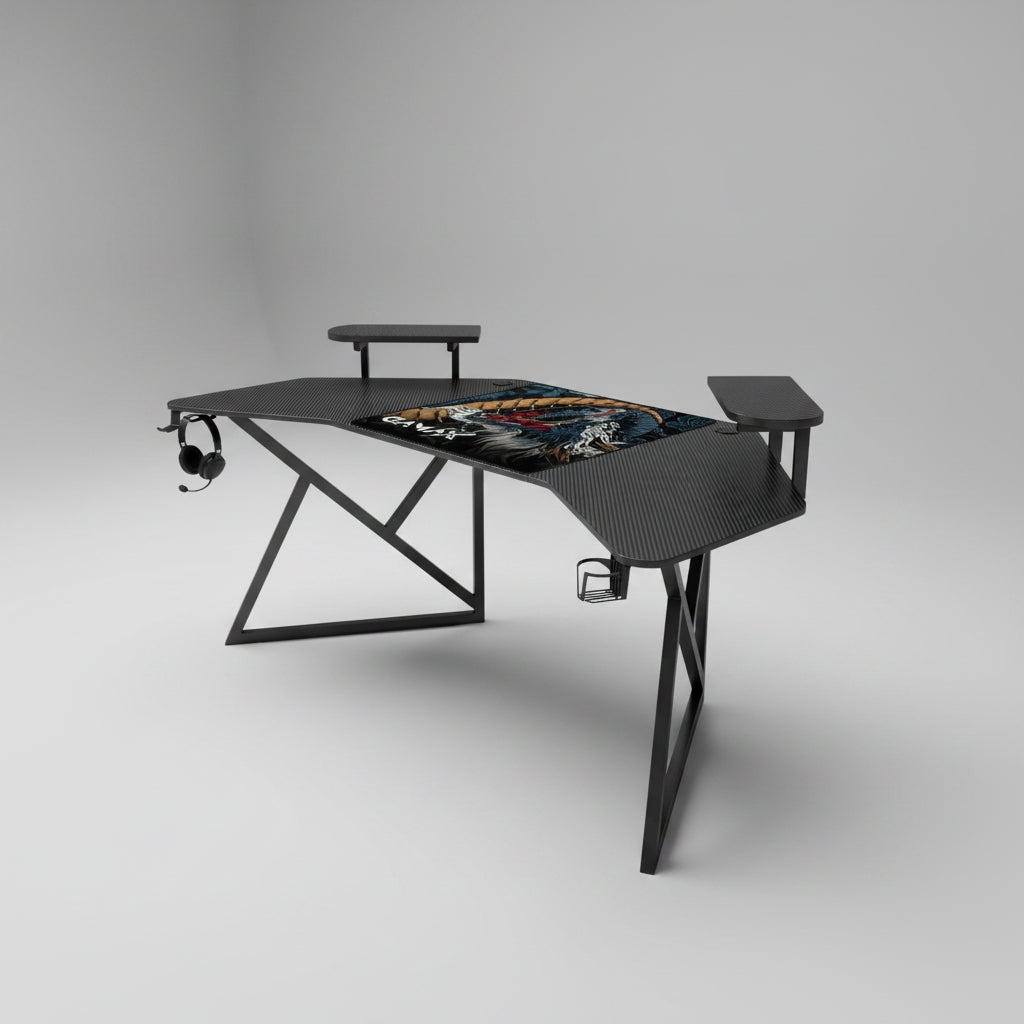 GAMAX D2204B Curved Gaming Desk