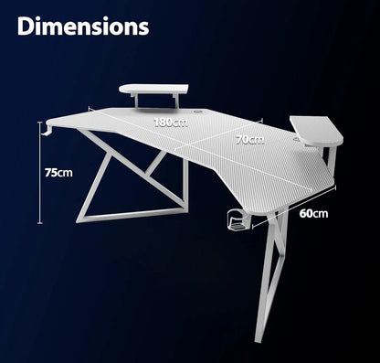 GAMAX D2204B Curved Gaming Desk