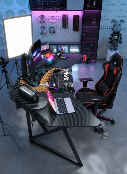 GAMAX D2204B Curved Gaming Desk